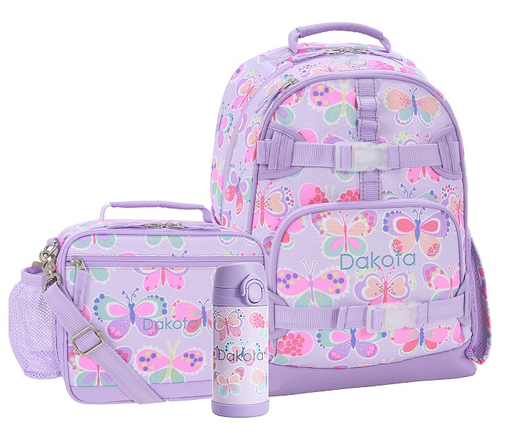 Mackenzie Lavender Sweet Butterfly Cold Pack Lunch Bundle, Set Of 3