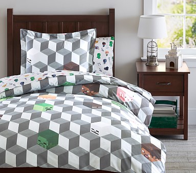 Minecraft™ Printed Organic Duvet Cover 
