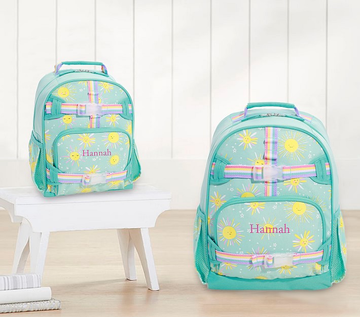 Mackenzie Aqua Sunshine Glow-in-the-Dark Backpacks