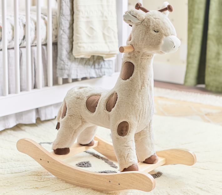 pottery barn rocking giraffe