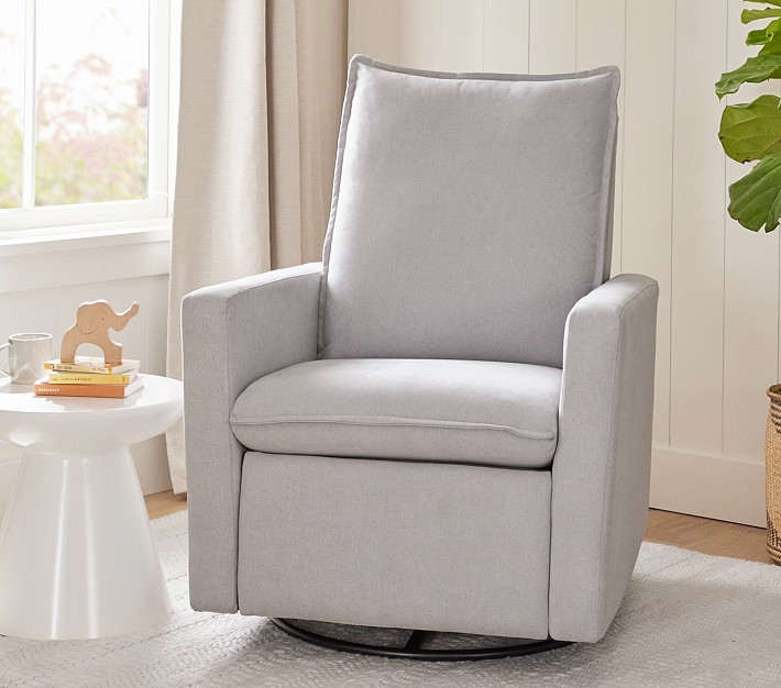 Paxton Small Spaces Manual & Power Swivel Recliner Pottery Barn Kids