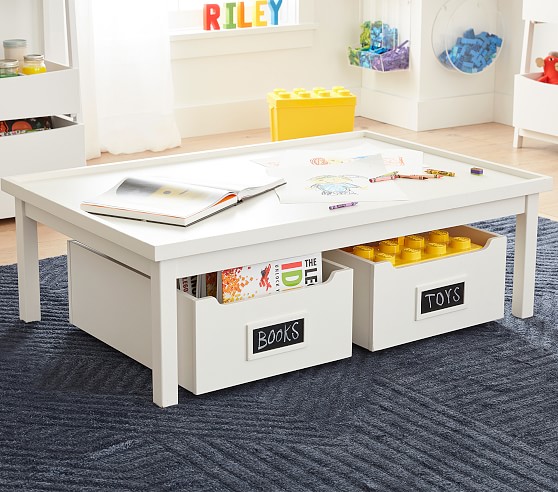 activity table with drawers