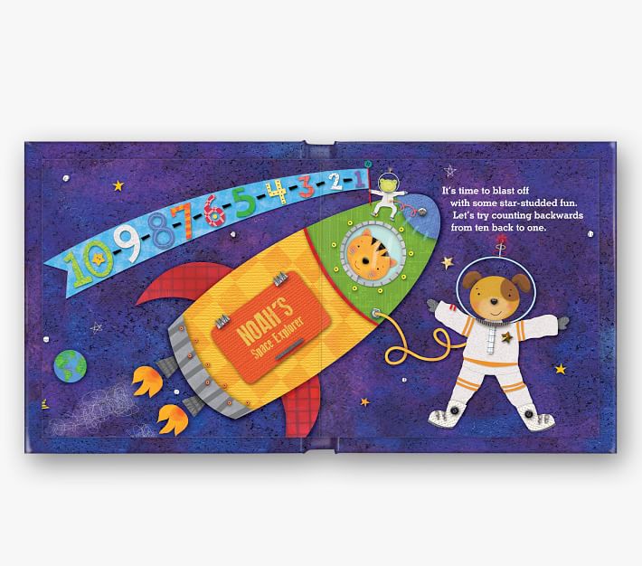 1-2-3 Blast Off with Me! Personalized Book | Kids Books | Pottery Barn Kids