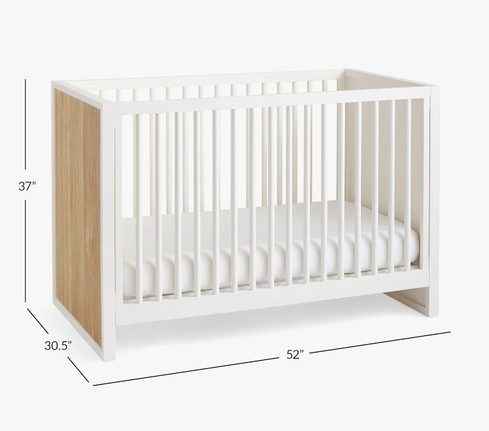 west elm x pbk Quinn Convertible Crib | Pottery Barn Kids