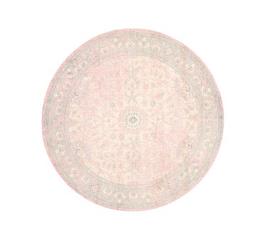 Monique Lhuillier Antique Round Rug | Patterned Rugs | Pottery Barn Kids