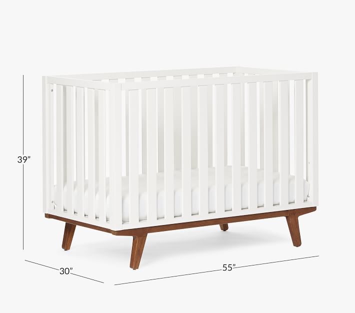 west elm x pbk Modern Convertible Crib Baby Crib Pottery Barn Kids