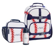 포터리반 키즈 야구 초등 가방 + 런치백 + 물통 세트 (초등 선물 추천) 반 Potterybarn Mackenzie Baseball 3D Backpack &amp; Lunch Bundle, Set of 3