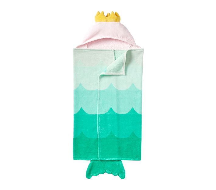 Mermaid Baby Beach Hooded Towel Pottery Barn Kids