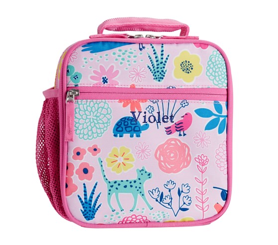 Mackenzie Pink Sasha's Garden Lunch Box | Pottery Barn Kids