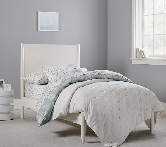 west elm x pbk Modern Kids Mid-Century Bed | Pottery Barn Kids