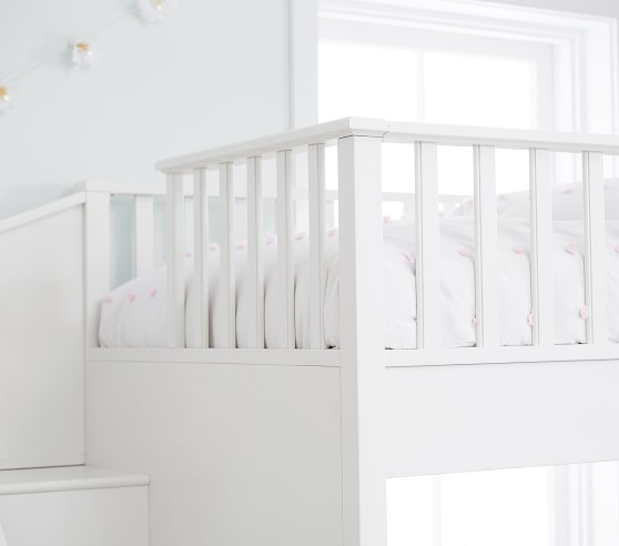 Ava Regency Twin Over Full Stair Bunk Bed Pottery Barn Kids