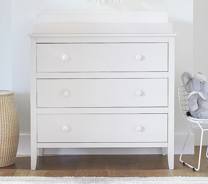 Emerson Nursery Changing Table Dresser & Topper Pottery Barn Kids