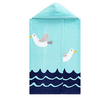 Seal Kid Beach Hooded Towel | Pottery Barn Kids