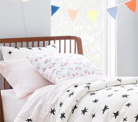 Scandi Starburst Reversible Comforter | Pottery Barn Kids