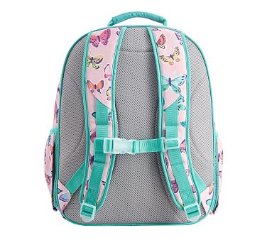 Mackenzie Pink Rainbow Butterflies Backpacks | Pottery Barn Kids