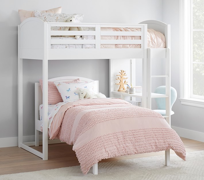 Austen Loft Bed & Lower Bed Set Pottery Barn Kids