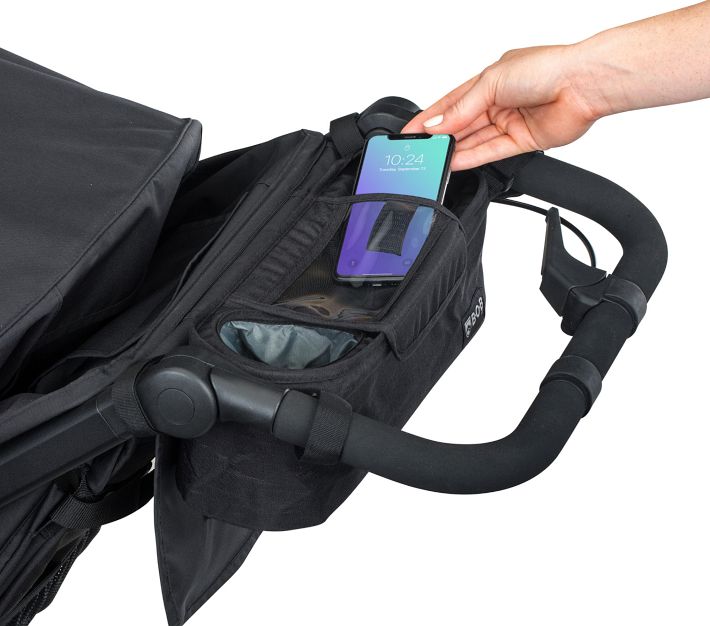 BOB Gear Deluxe Handlebar Console with Tire Pump Single Jogging