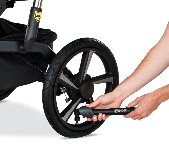 BOB Gear Deluxe Handlebar Console with Tire Pump Single Jogging