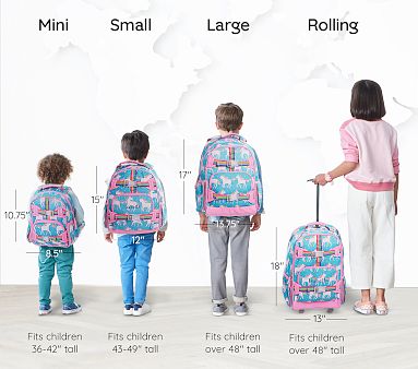 Mackenzie Aqua Unicorn Parade Backpacks | Pottery Barn Kids