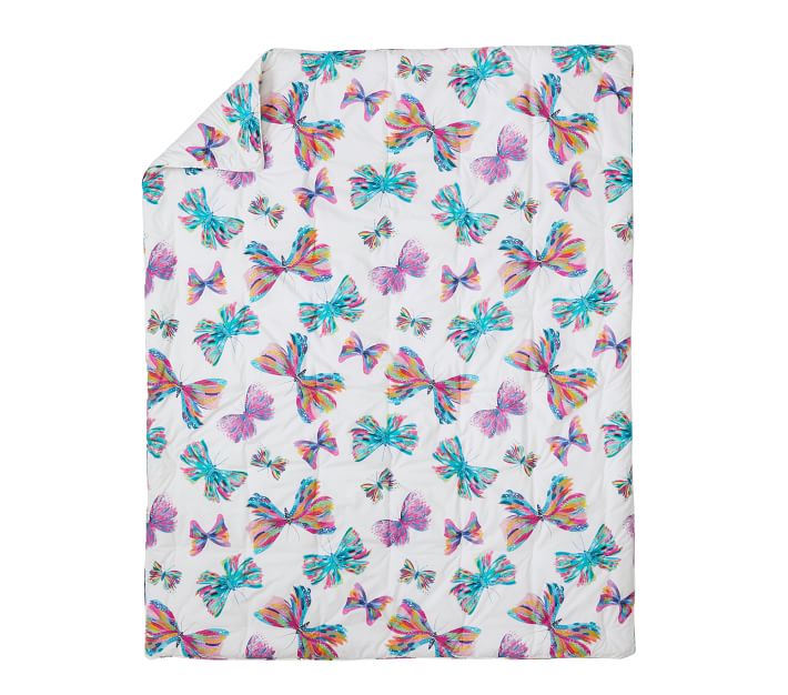 Housse De Traversin Pottery Barn Kids Ettavee Butterfly - Standard Neuve Avec étiquettes
