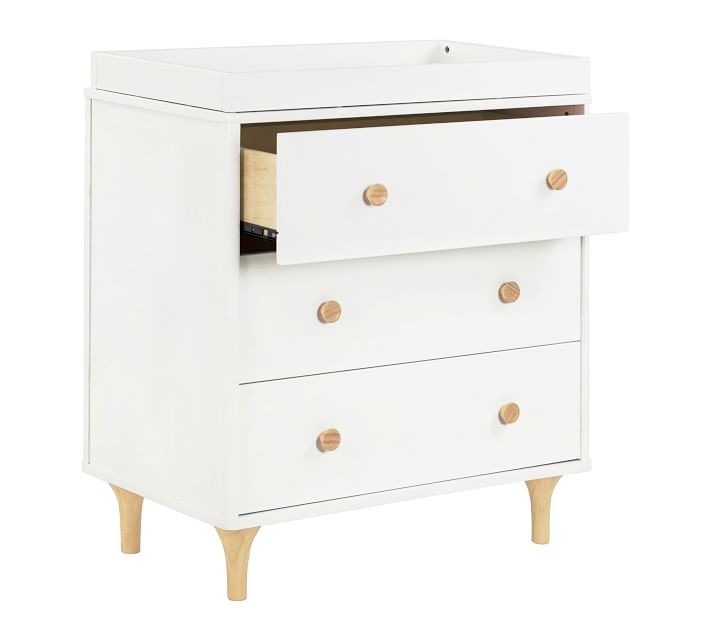 Babyletto Lolly 3Drawer Dresser & Topper Set Pottery Barn Kids