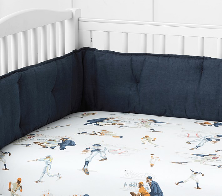 Vintage Baseball Crib Sheets Pottery Barn Kids