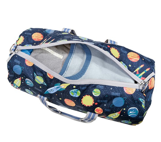 Mackenzie Navy Solar System Glow-in-the-Dark Large Duffle Bag | Pottery ...