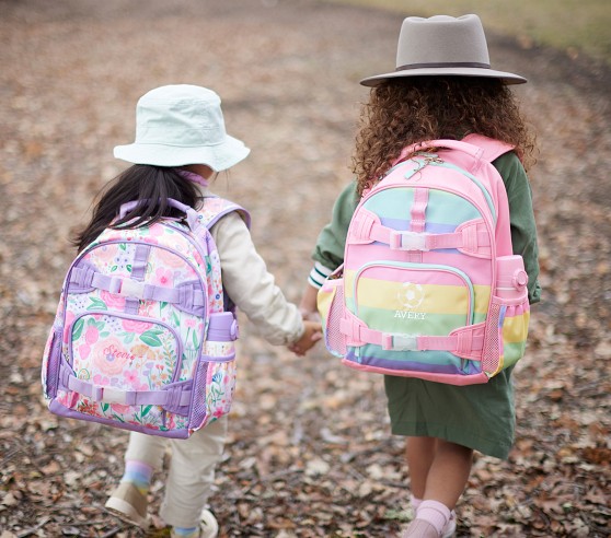 Mackenzie Lavender Floral Blooms Backpack & Lunch Bundle, Set of 3 | Pottery Barn Kids