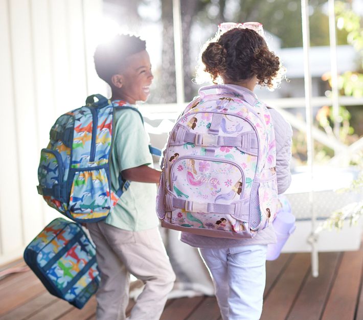 Mackenzie Lavender Mermaids Backpack & Lunch Bundle, Set of 3 Pottery