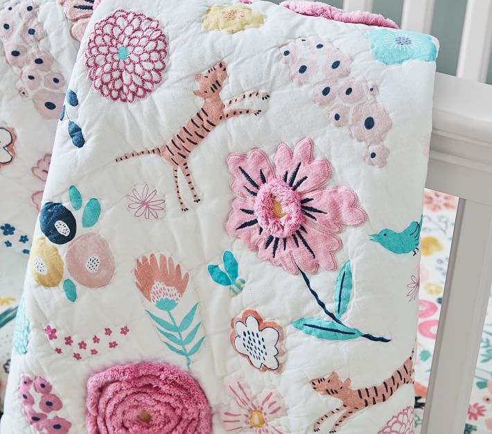 Sasha's Garden Toddler Bedding Pottery Barn Kids