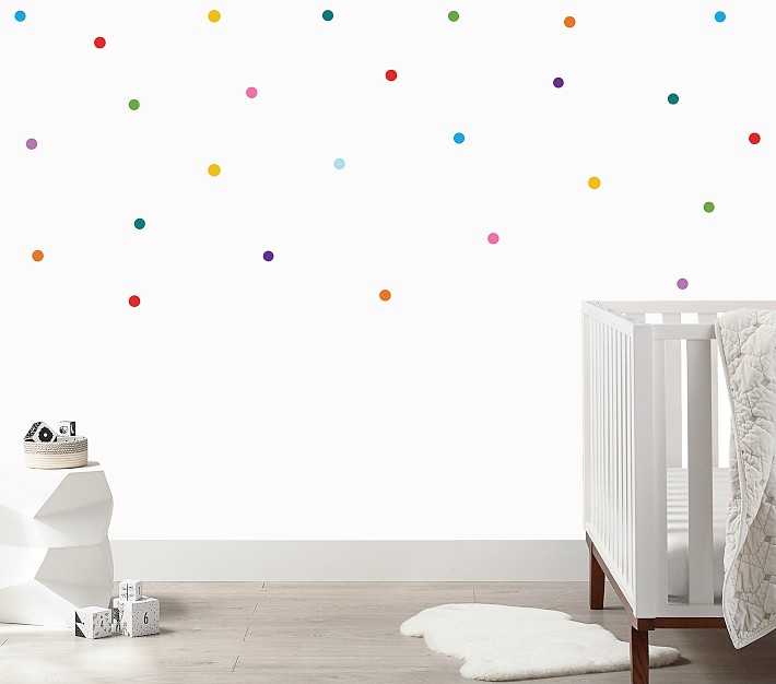 Urbanwalls Mini Rainbow Confetti Dots Wall Decals Pottery Barn Kids