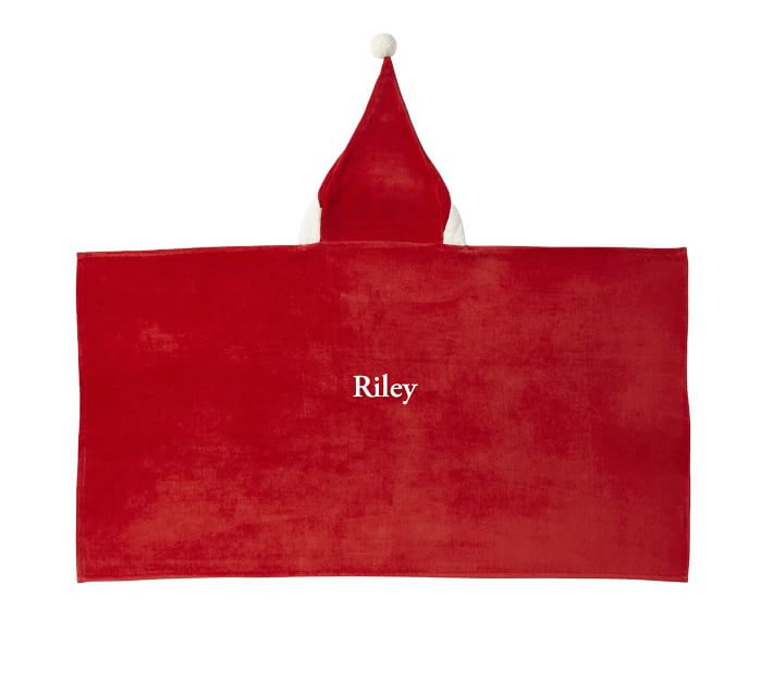 Santa Baby And Kid Hooded Towel Pottery Barn Kids