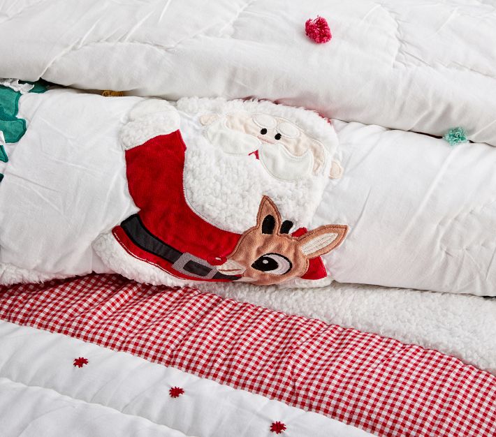 Rudolph® Quilted Shams Pottery Barn Kids