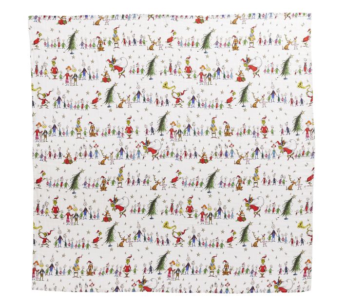 Dr. Seuss's The Grinch™ Organic Swaddle Set Pottery Barn Kids