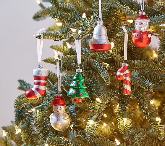 Shatterproof Mercury Christmas Icon Ornaments | Pottery Barn Kids