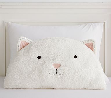 Kitty Critter Pillow | Pottery Barn Kids