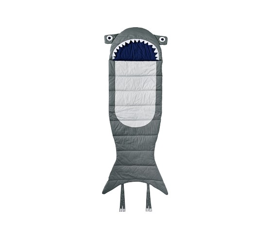 Shark Shaped Sleeping Bag | Pottery Barn Kids