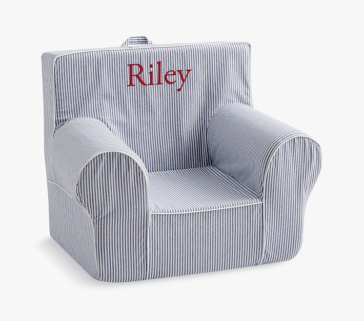 Kids Anywhere Chair®, Navy Oxford Stripe | Pottery Barn Kids