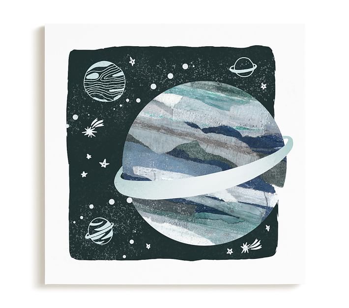 Minted® Space Doodle Framed Art by Mayflower Press Pottery Barn Kids