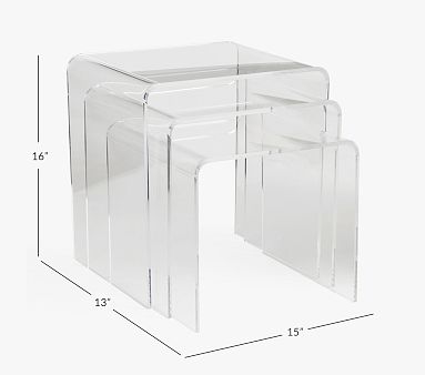 Acrylic Nesting Tables | Pottery Barn Kids