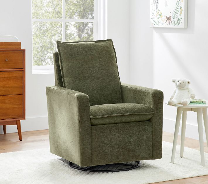 Paxton Nursery Swivel Glider Chair Pottery Barn Kids