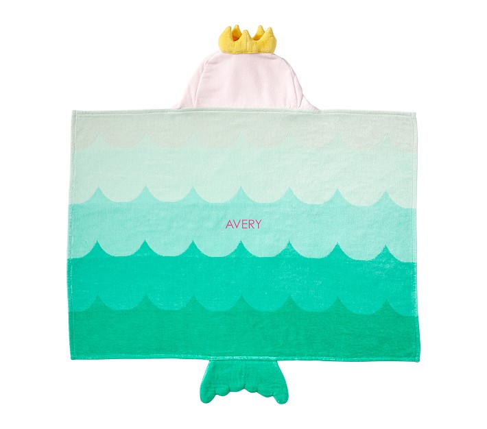 Mermaid Baby Beach Hooded Towel Pottery Barn Kids