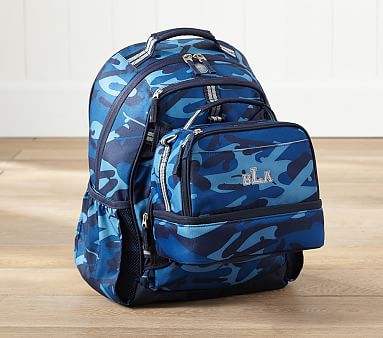 Mackenzie Navy Soccer Kids Backpacks | Pottery Barn Kids