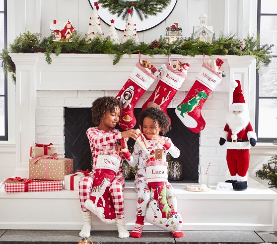 Quilted Christmas Stocking Collection | Pottery Barn Kids