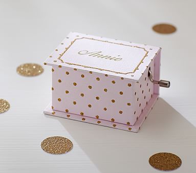 Pink Glitter Music Box 