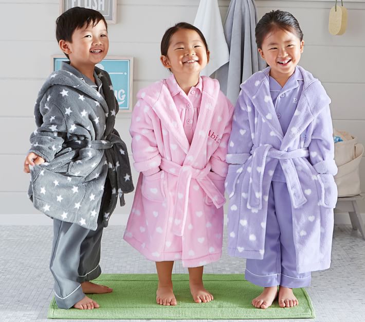 Heart Kids Bathrobe | Pottery Barn Kids