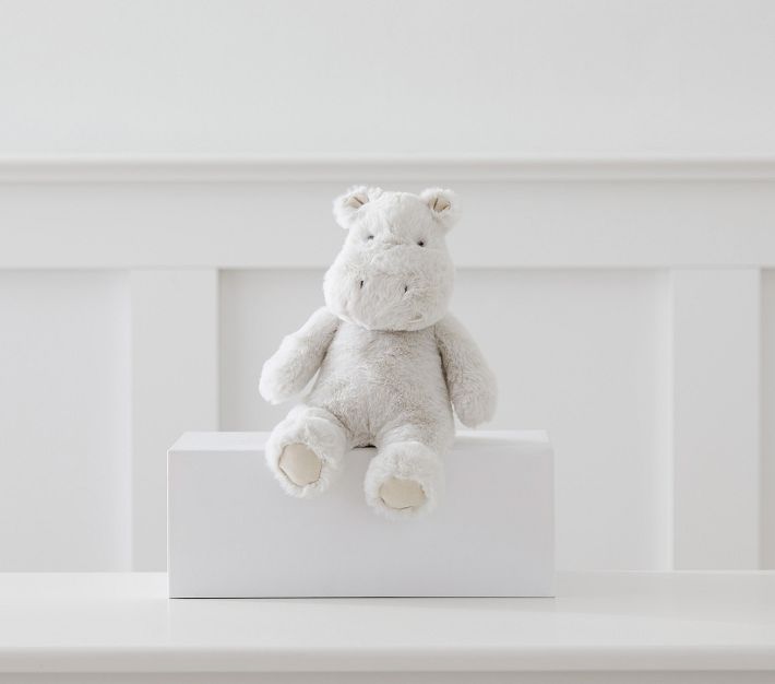 Gray Hippo Nursery Plush Stuffed Animal Pottery Barn Kids