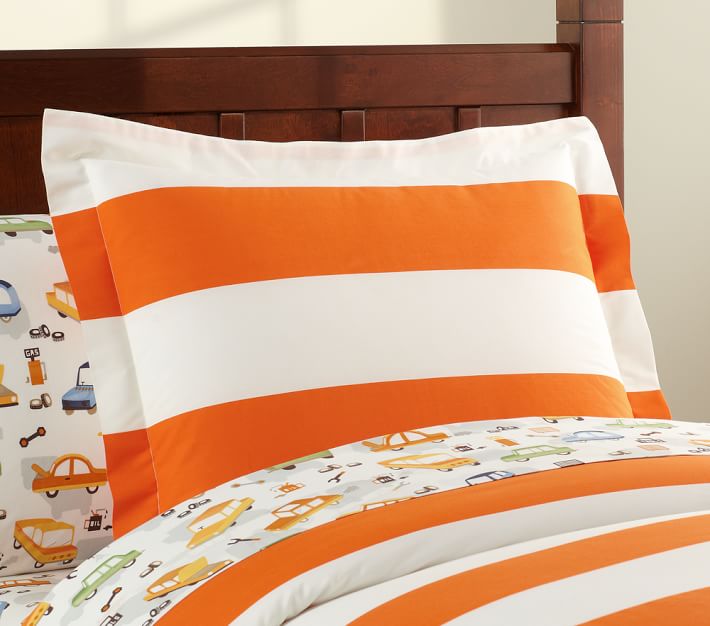 Rugby Stripe Duvet Cover Pottery Barn Kids