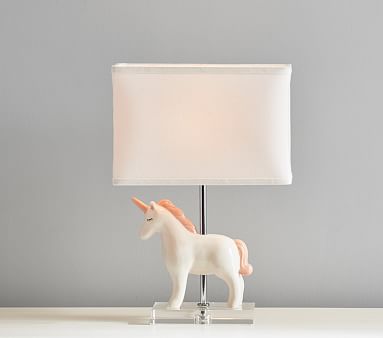 Ceramic Unicorn Kids Lamp | Pottery Barn Kids