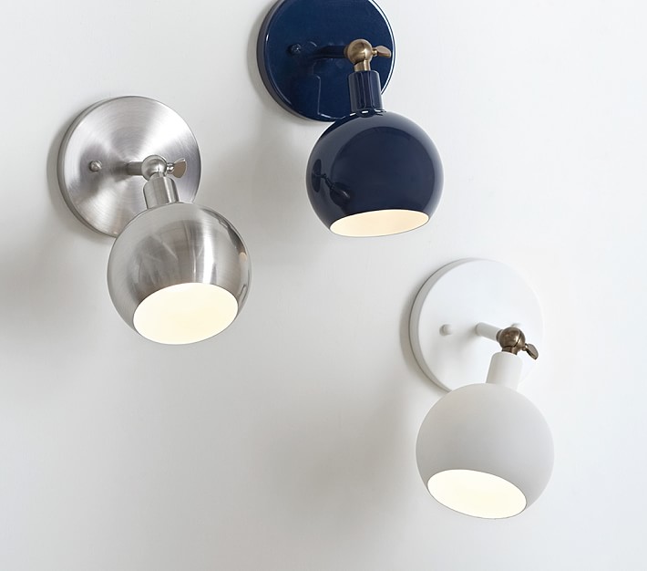 Modern Wall Sconce Kids Wall Lights Pottery Barn Kids